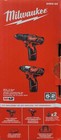 Milwaukee M12 12v Drill   Impact 2-tool Combo Kit  2494-22    new In Box  