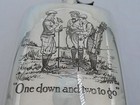 Incredible William Kerr Sterling Silver Golfing Flask Gi-19