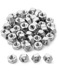 Bates Stainless Steel Hex Nut  1 4-20 Pack 1 4 -20 50