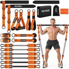 Heavy Duty Pilates Bar Kit With Resistance Bands - Strength Training Equipment F