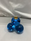 Jonathan Adler Acrylic Globo Candle Holder In Blue