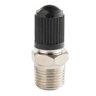 X5 Pcs Schrader Tire Valve 1 8  Male Npt Chrome Body Plastic Cap Hvac Air