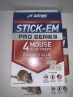 24  Jt Eaton 133p Stick-em Glue Mouse Traps  value Bundle Of 24 Traps 
