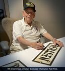 Remagen 1945 Sign Autographed By Wwii Heroes From 9th Armored Div   128th Aab 