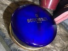 Rare Boucheron Dusting Powder  w  Paris No Puff Cobalt Pre Owned Used