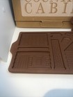 Longaberger Pottery Gingerbread Country Cabin Mold And Kriss Kringle Mold