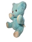 Vtg Eden Plush Blue Teddy Bear 10    Sitting Stuffed Toy