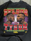 Vintage 1996 Mgm Grand Sports Seldon Vs Tyson Boxing T-shirt Black Size Xxl 