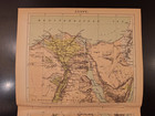 Antique Map Of Egypt 1888