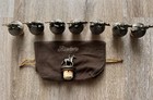 Blanton s Horse Racing Bottle Stopper Set 8pc Gold Metal cork W Pouch Full Set