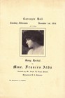 2 Antique Carnegie Hall Recital Programs 1914-15 Frances Alda  Marcella Sembrich