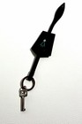 Louis Vuitton Black Clochette Bell W silver Key   Ring Monogram Xmas Top Tree     