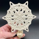 Lenox Christmas Lites Porcelain 5 5  Snowflake Night Light Porcelain Holiday