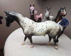 Lot Of Four Breyer Horses Appaloosa 930 Cupcake Wild Blue 6136 Stablemates