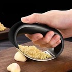 Stainless Steel Garlic Press Crusher Manual Garlic Mincer Chopping Garlic Tool