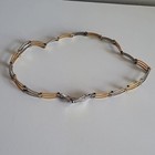 Vintage Two Tone Metal Waist Belt