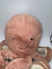 Jellycat London Large Odell Octopus 22  Stuffed Plush Animal Pink Blush Soft