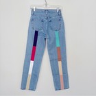 New Still Here Mid-century Rainbow Tate Jeans  Sz 23  Sold Out  