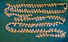 2 5 Yards Off White   Yellow Ecru Handmade Tatted Cotton Lace Trim Doll Edging