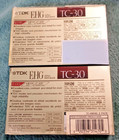 Tdk 2 Pack Extra High Grade  e-hg  Tc-30 Vhs C Camcorder Video Cassette Tape New