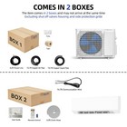 12000 Btu 110v Mini Split Air Conditioner Cool Heat Pump System Ductless Wifi 