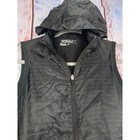 Nike Golf Tour Pro Performance Dri-fit Hooded Vest Black Full Zip Womens Small