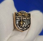 Vtg Allegheny Freight Lines Inc 10k Gold Corporate Service Lapel Pin 1 59g
