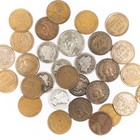 Estate Coin Grab Bag 21  Coins  Silver  Indian  Wheat  Buffalo     Mystery Lot