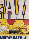 1950s Alachua County Fair Gainesville Florida Fairgrounds Poster 22x15   