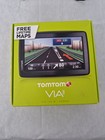 Tomtom Via 135 M 5    Sat Nav Gps Uk   Europe Maps Bluetooth Boxed Tested Working