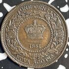 1861 Nova Scotia 1 Cent Lot d6979 Nice 