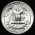 Uncirculated Unc Ms 1944 Washington Silver Quarter Free Shipping