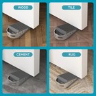 Rubber Door Stop  2 Pack Premium Heavy Duty Non Slip Door Stopper Wedge  Non-scr