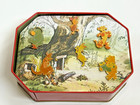 Vintage Disney s Winnie The Pooh Commemorative Tin 6 Pin Set  Read
