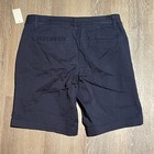 Aeropostale Womens Navy Bermuda Shorts Size 2 Mid Rise 9 Inch Inseam Nwt  39 50