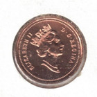 1993 Canadian Proof Like One Cent Elizabeth Ii Coin 