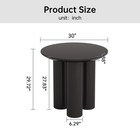 30  Round Dining Table Black Modern Kitchen Table Small Dining Room Table For 2