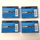 Sony Dvc Mini Dv 60 Min Premium Digital Video Cassette Tapes Lot Of 4 New Sealed