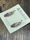 Barse Boydston Earrings- Sterling Silver  Copper   Bronze-- Nwt