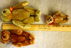 Vintage Hermann Mohair Teddy Bear 8   7   4 5  Lot Of 3