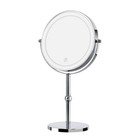 Lighted Vanity Mirror  2000mah Rechargeable Double-sided Magnifying Mirror