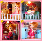  new  Barbie Dreamhouse  4-story 11 Rooms Doll House With 4 Dolls Toy Figures