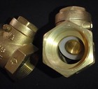 Brass Bronze Check Valve 1 1 4  Npt Flow Swing Gated Bsgv-125
