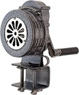 Loud Hand Crank Manual Operated Air Raid Alarm Metal Portable Siren Clamp Mount