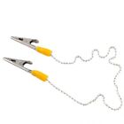 5 Pcs Dental Patient Bib Clips Chains Napkin Holder Flexible Coil Ball