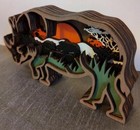Rhinoceros Rhino Layered Wood 3d Wooden Multilayer Made Usa Standing