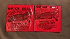 2 Vintage Antique Quick Seal Tire Patch Nos Model A T Auto Repair Great Graphics