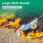 Sondiko Propane Torch Weed Burner  High Output  Weed Torch Flamethrower