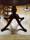 Vintage Mersman Federal-style Mahogany Drum Table Original Condition