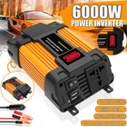 6000w Car Inverter 12v To Ac 220v Ac Sine Wave Converter Transformer